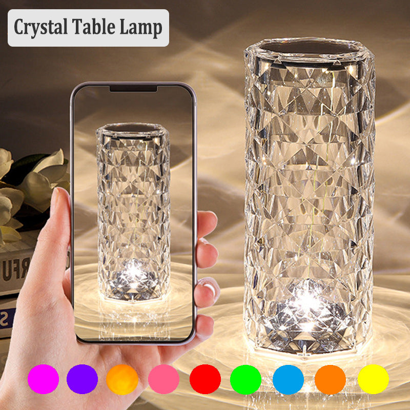 Illuminate Your Space with Our LED Crystal Table Lamp