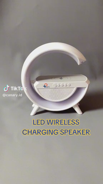 Digital LED Wireless Charger Speaker - Enhance Your Audio Experience